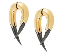 'Vampire Claw' Ohrringe aus vergoldetem Sterlingsilber