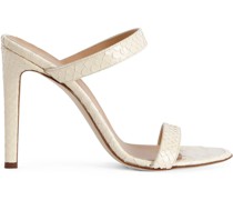 Sandalen mit Schlangen-Optik
