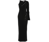 Asymmetrisches Kleid mit Strass