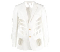 cut-out detail blazer