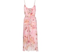 Georgette-Kleid mit Blumen-Print