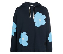 Hoodie mit Blumen-Print