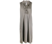 Midikleid mit V-Ausschnitt