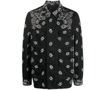 Hemdkleid mit Bandana-Print