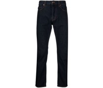 Halbhohe Straight-Leg-Jeans