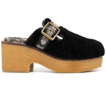 Clogs mit Shearling