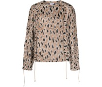Pullover mit Leoparden-Print