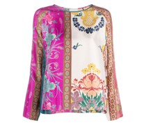 Bluse aus Seide