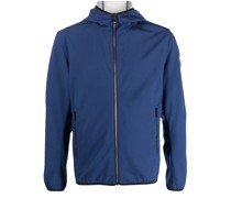 Kapuzenjacke mit Logo-Patch