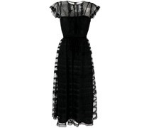 Midikleid mit Rüschendetail