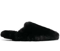 Mules aus Shearling
