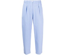 Gestreifte Straight-Leg-Hose