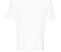 Pikee-T-Shirt mit Rundhalsausschnitt