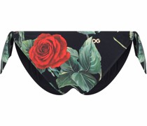 Bikinihöschen mit Rosen-Print