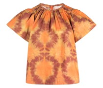 Kea Bluse mit Batikmuster