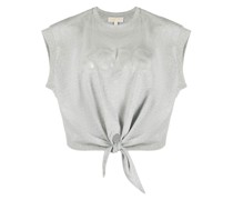 Cropped-Top mit Knotendetail