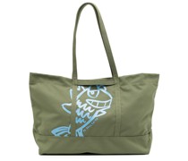 Shopper mit Logo-Print