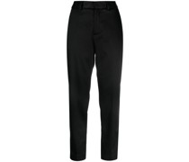 P.A.R.O.S.H. satin-finish tapered trousers