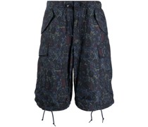 Cargo-Shorts mit grafischem Print