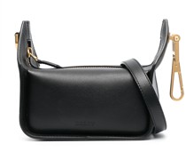 Schultertasche mit poliertem Finish
