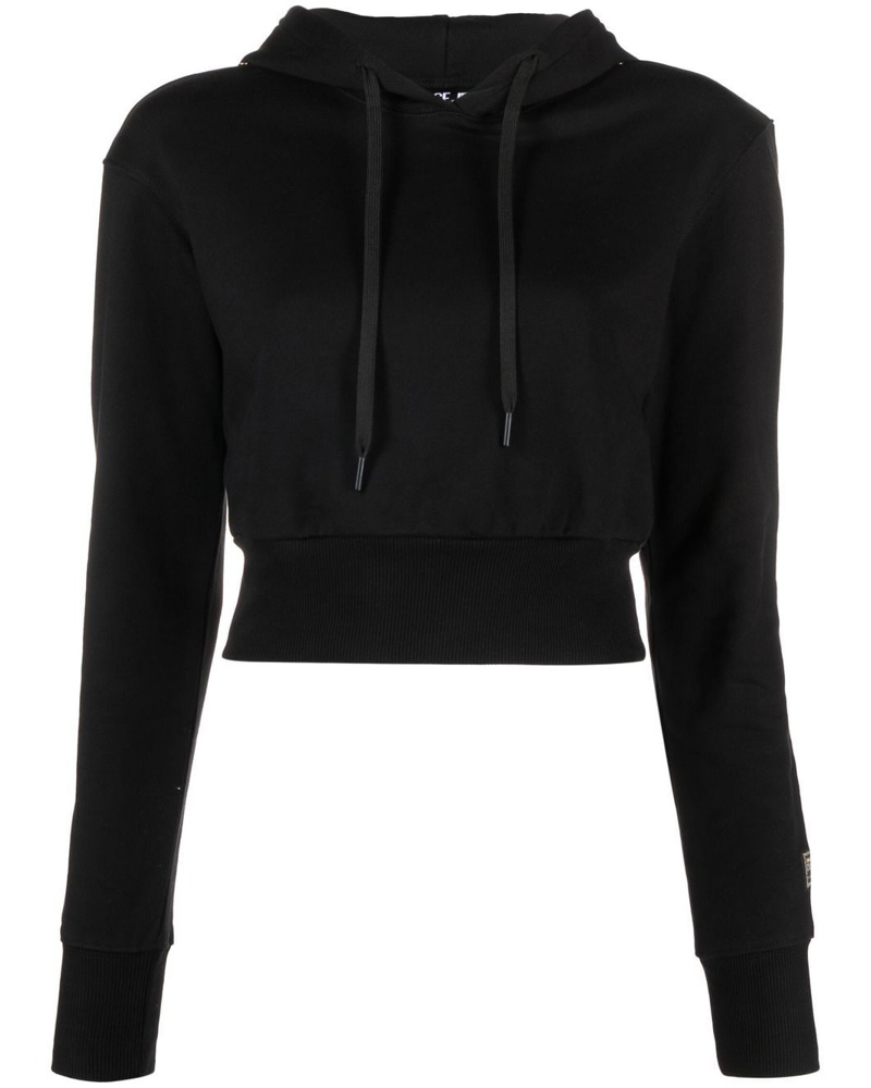 Versace Jeans Damen Klassischer Cropped-Hoodie