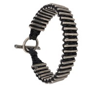 Strukturiertes Silberarmband