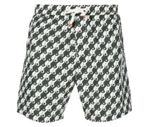 Badeshorts mit grafischem Print
