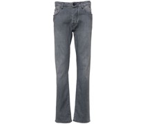 Halbhohe Bard Slim-Fit-Jeans