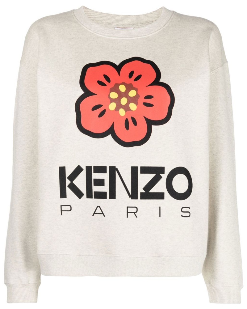 Kenzo Damen Sweatshirt mit Logo-Print