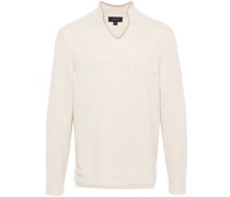 Fein gestrickter Kaschmirpullover
