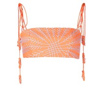 Besticktes Cropped-Top