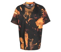 T-Shirt mit Flammen-Print