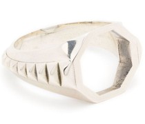Open Siegelring aus Sterlingsilber