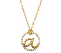 18kt Love Letter Gelbgoldhalskette