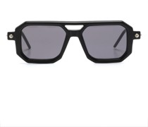 Sonnenbrille mit eckigem Gestell