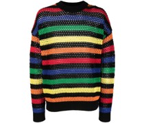 Bunt gestreifter Pullover