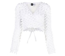 Texturierter Rollkragenpullover
