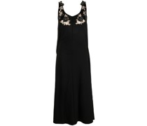 Midikleid mit Stickerei