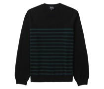 A.P.C. Gestreifter Strickpullover