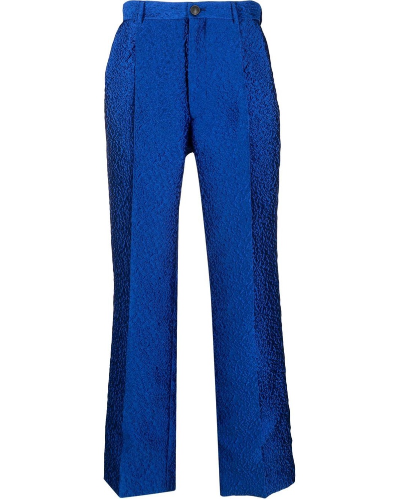 KOCHÉ Damen Jacquard-Hose in Satinoptik