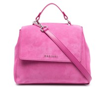 Handtasche mit Logo-Schild