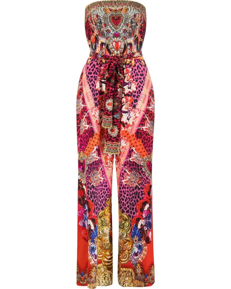Camilla Damen Jumpsuit mit grafischem Print