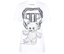 T-Shirt mit Teddy-Print