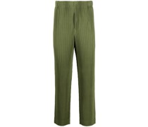 Plissierte Straight-Leg-Hose