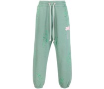 Jogginghose mit Farbklecks-Print