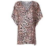 Kaftan mit Leoparden-Print