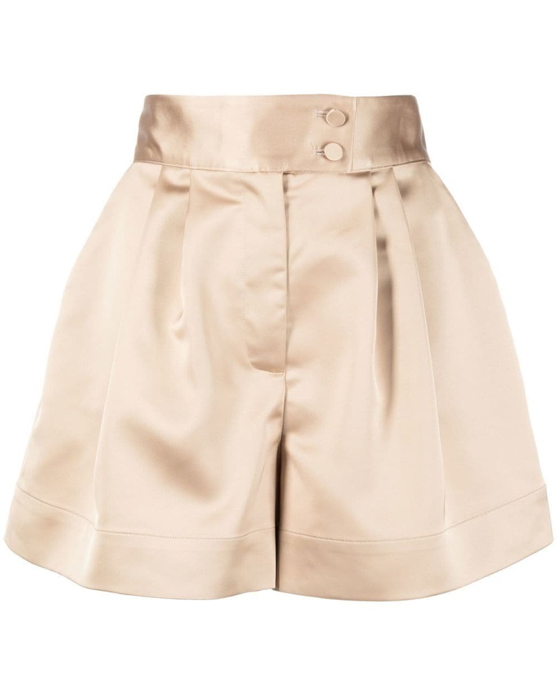 STYLAND Damen Shorts mit Satin-Finish