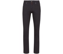 Tief sitzende Straight-Leg-Jeans