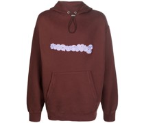 Hoodie mit Logo-Stickerei