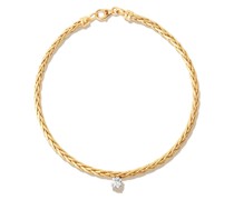 9kt Gelbgoldarmband mit Diamanten